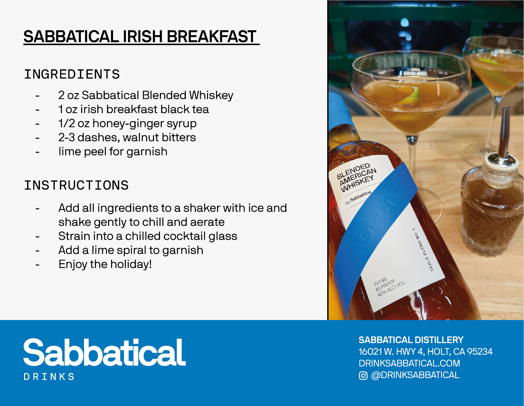 The Sabbatical (Drinks) Lab — Sabbatical